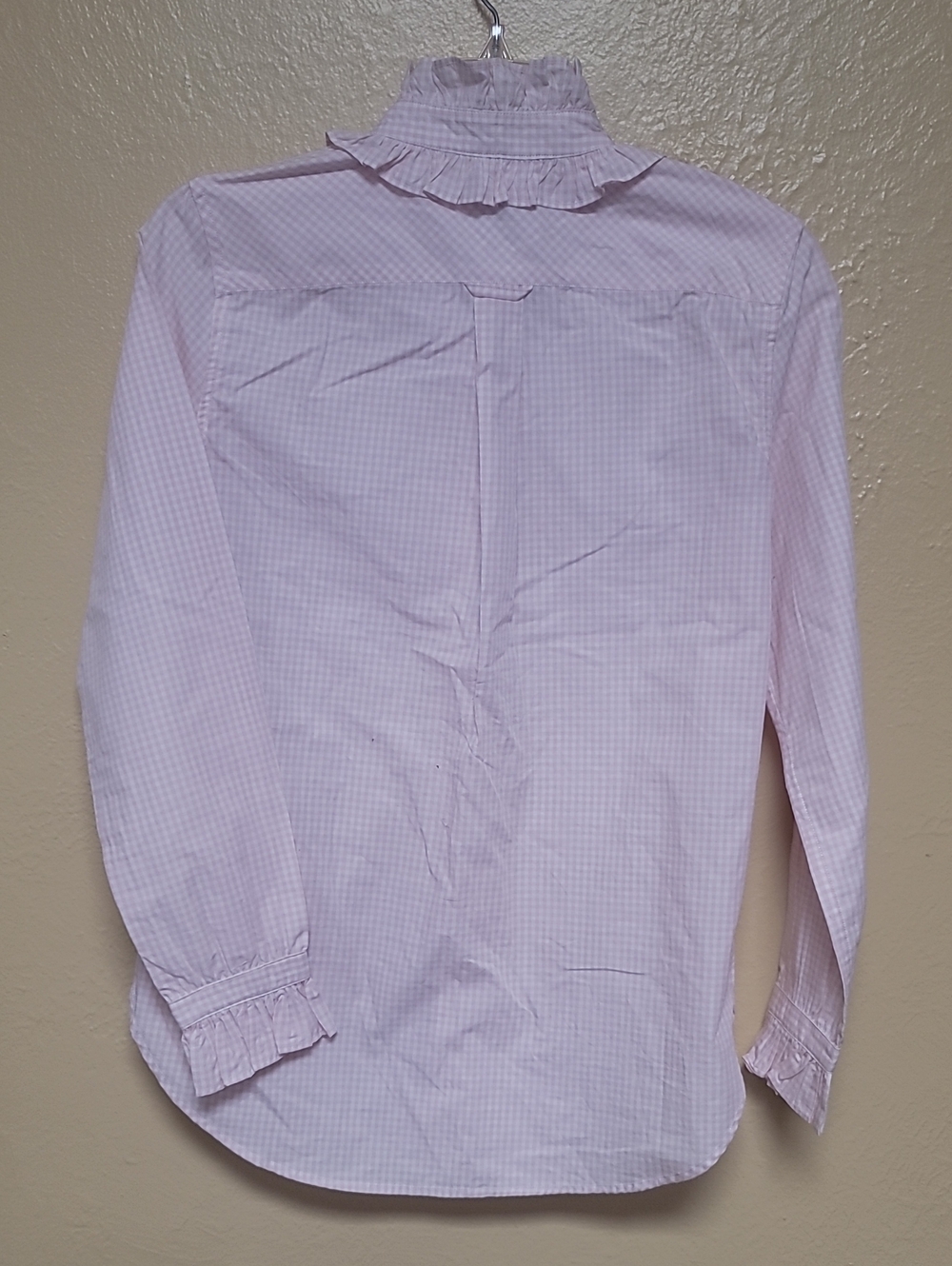 J.Crew|Ruffle Collar Women's Button-Up Shirt EUC - Picture 5 of 8